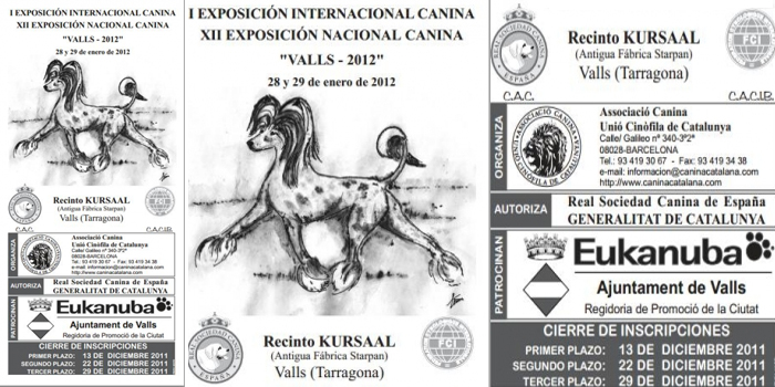 I EXPOSICIÓN INTERNACIONAL DE VALLS 2012