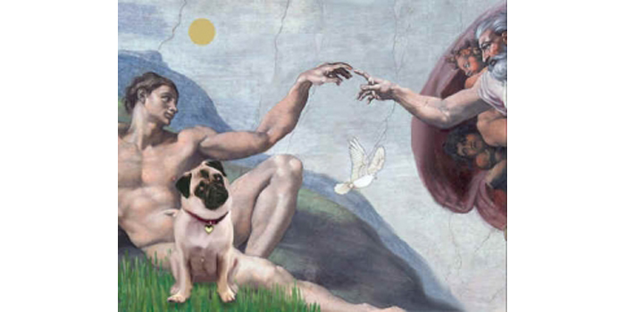 El Pug en el arte