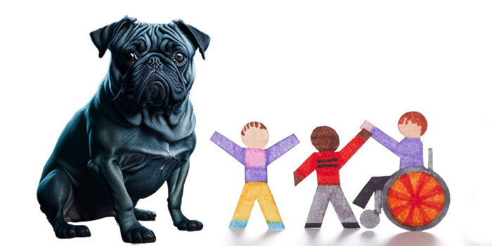 Los carlinos y los niños con necesidades especiales: cómo estos perros ayudan a mejorar la vida de los niños con discapacidad