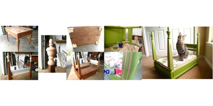 Cómo hacer una cama para tu carlino con una mesa